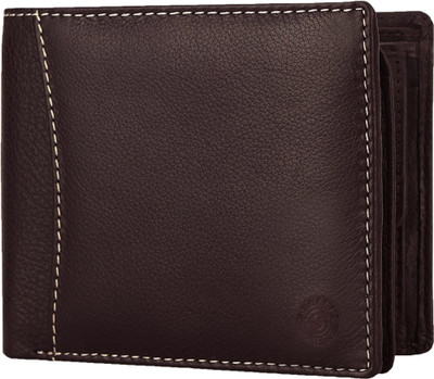 

SCHARF Men Casual Brown Genuine Leather Wallet(7 Card Slots)