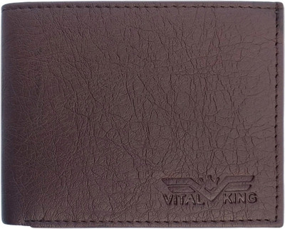 

Vital King Men Casual Brown Artificial Leather Wallet(5 Card Slots)