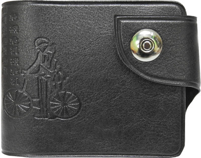 

Hornwood Boys Casual Black Artificial Leather Wallet(2 Card Slots)