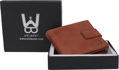

WELBAWT Men Tan Genuine Leather Wallet(4 Card Slots)
