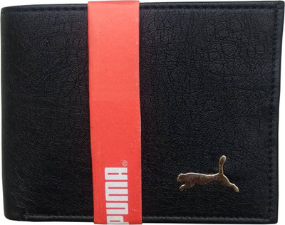

Puma Men Tan Artificial Leather Wallet(3 Card Slots), Black