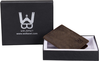 

WELBAWT Men Casual Brown Genuine Leather Card Holder(4 Card Slots)
