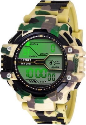 

CZAS CS-8033 Digital Military Yellow Colour Watch - For Men