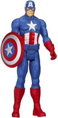 

Kiditos Avengers Titan Hero Series Captain America 12-Inch Figure(Blue)