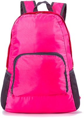 

Rough Nature Water Resistant Feather Weight Space Saver Backpack 15 Backpack(Pink)