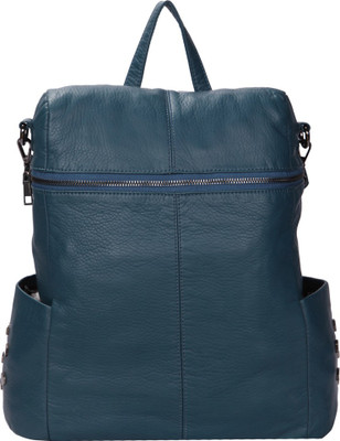 

Bagkok Blue PU Backpack 2.5 Backpack(Blue)
