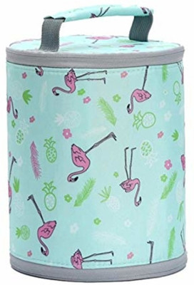 

vepson insulated Round Shape Tiffin Bag Non Woven Insulated Lunch Bag Waterproof Lunch Bag(Blue, Grey, Pink, 1 L)