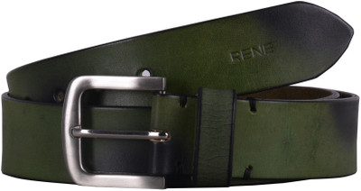 

Rene Men Casual Green Genuine Leather Belt