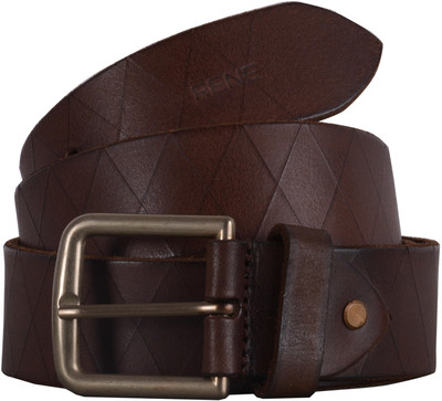 

Rene Men Casual Brown Genuine Leather Belt