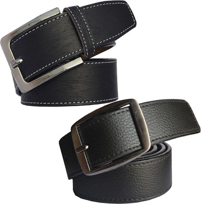 

Sun Shopping Men Formal Black Synthetic Belt
