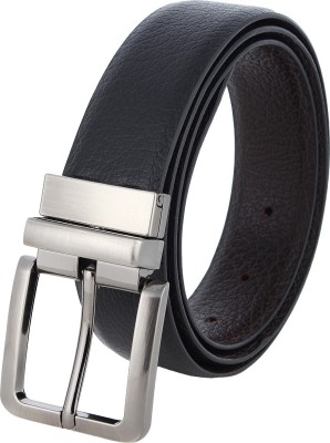 

Pontos Men Casual Multicolor Genuine Leather Reversible Belt, Multi-coloured