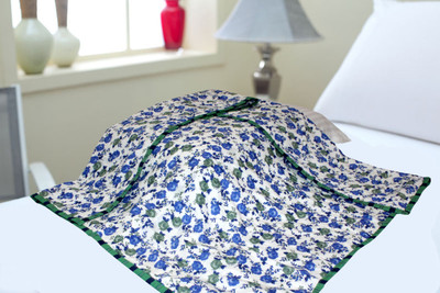 

Polka Floral  Dohar(Cotton, Blue