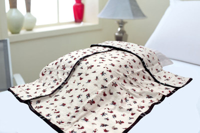 

Polka Floral  Dohar(Cotton, Red