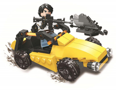 

Emob Player Battleground Mission Theme 3D Block Set Toy with 95 Pcs for Kids(Multicolor)