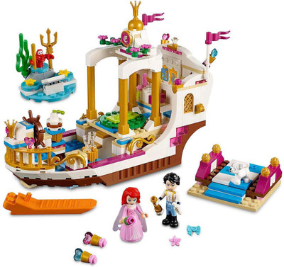 

Bestie Toys Princess mermaid friends Alice real celebration boat Set building blocks educational bricks 393PC (SY987)(Multicolor)