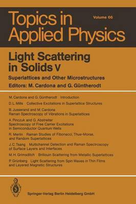 Light Scattering in Solids v(English, Paperback, unknown)