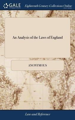 An Analysis of the Laws of England(English, Hardcover, Anonymous)