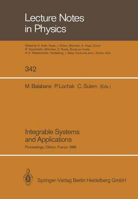 Integrable Systems and Applications(English, Paperback, unknown)