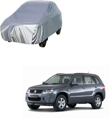 Horizonfly Car Cover For Maruti Suzuki Grand Vitara (Without Mirror Pockets)(Silver)