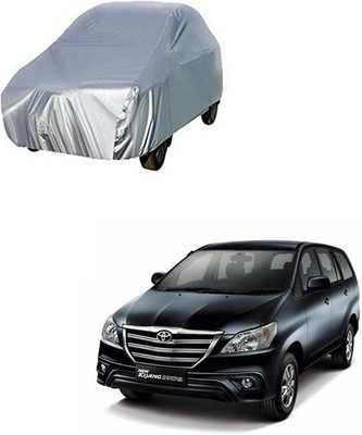 Horizonfly Car Cover For Toyota Innova Crysta (Without Mirror Pockets)(Silver)