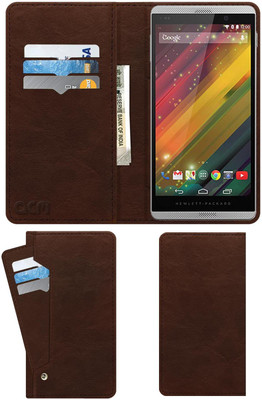 ACM Flip Cover for Hp Slate 6 Voicetab 2(Brown, Cases with Holder)