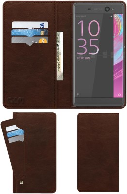 ACM Flip Cover for Sony Xperia XA Ultra Dual(Brown, Cases with Holder, Pack of: 1)