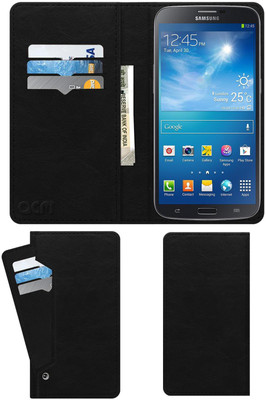 ACM Flip Cover for Samsung Galaxy Mega 5.8(Black, Cases with Holder, Pack of: 1)
