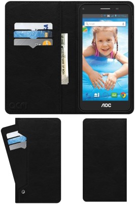 ACM Flip Cover for Aoc M601(Black, Cases with Holder, Pack of: 1)