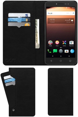 ACM Flip Cover for Alcatel A3 Xl(Black, Cases with Holder, Pack of: 1)