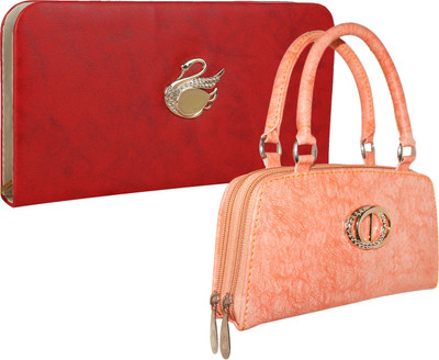 

Element Cart Casual, Formal, Party Multicolor Clutch