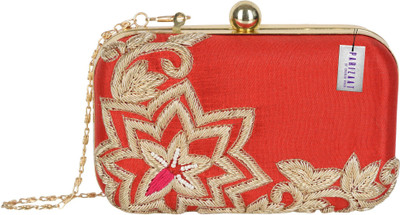 

Parizaat By Shadab Khan Party Red Clutch