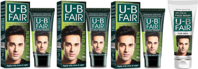 

U-B Fair An Ideal Fairness Face Cream For MEN 30gm 3 Pcs.+ Face Wash(Set of 4)