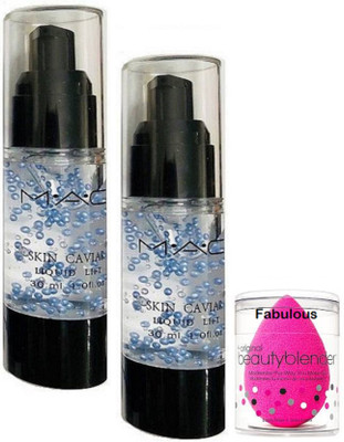 

Fabulous sponge puff with mac prep+prime skin base visage primer (set of 2)(Set of 3)