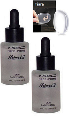 

tiara Silicone Puff , Prep+Prime Primer Oil Pack Of 2(Set of 3)