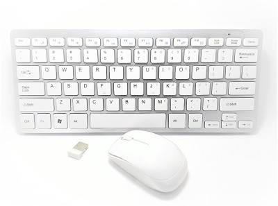 

PSYCHE Slim Model Cute Wireless Keyboard & Mouse with Waterproof Cover Combo Set