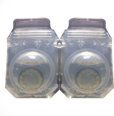 

Iconic Eye grey monthly lens with case solution Monthly Contact Lens(0.0, gray, Pack of 2)