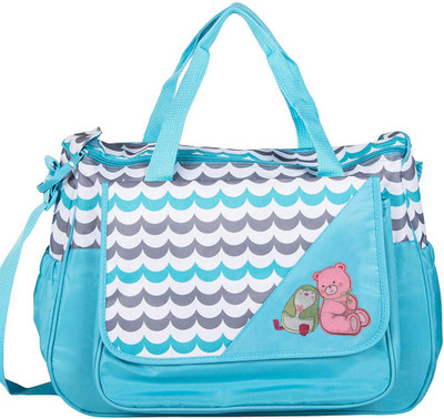 

PackNBuy Baby Maternity Shoulder Bag Organizer With Changing Mat Diaper Bag(Blue)