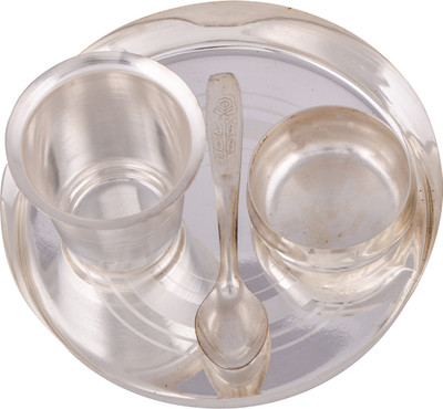 

G S Museum Bowl Spoon Plate Ladle Serving Set(Pack of 4)