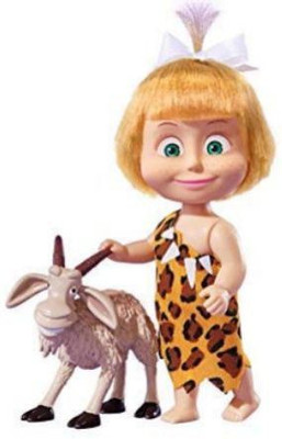 

Simba Masha with her Aninmal Friend (Goat)(Multicolor)