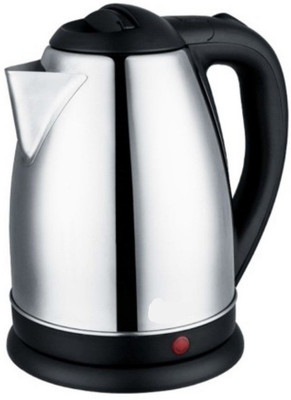 

KITCHEN INDIA Electric Kettle 1.8 Hot Water Pot Portable Boiler Tea Coffee Warmer Heater Cordless Electric Kettle(1.8 L, Silver)