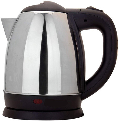 

KITCHEN INDIA Electric Kettle/Tea Kettle/Tea and Coffee Maker/Milk Boiler/Water Boiler/Tea Boiler/Coffee Boiler/Water Heater Electric Kettle(1.8 L, Silver)