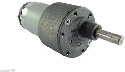 

Robodo 12V 15 Kg cm DC Side Shaft High Torque Geared Motor Heavy Duty 200 Rpm Electronic Components Electronic Hobby Kit