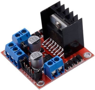 

Robodo L298N Motor Drive Controller Board Module Dual H Bridge DC Stepper For Arduino Electronic Components Electronic Hobby Kit