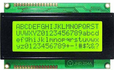 

DIVYE 20x4 Character LCD Display (JHD) Electronic Components Electronic Hobby Kit