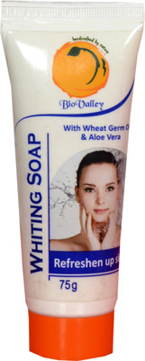 

Biovalley WHITENING SOAP WITH WHEAT GERM OIL &ALOEVERA-REFRESHEN UP SKIN Face Wash(75 g)