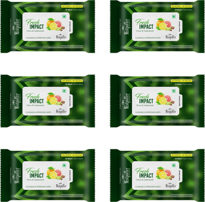 

Mistpoffer Fresh Impact Wet Wipes(Pack of 60)