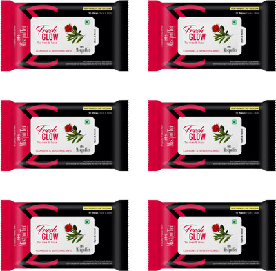 

Mistpoffer Fresh Glow Wet Wipes(Pack of 60)