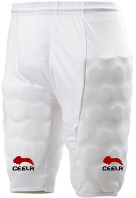 

Ceela Sports Thigh Padded Shorts Small Boy Cricket Thigh Guard(, White