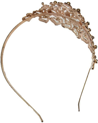 

KANDK KREATION ROSE GOLD HAIR BAND Head Band(Gold)