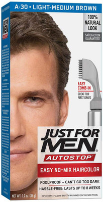 

Just for Men Auto Stop Chemical Hair Dye Hair Color(Medium Brown)